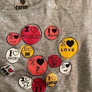 Cute button Tshirt from France